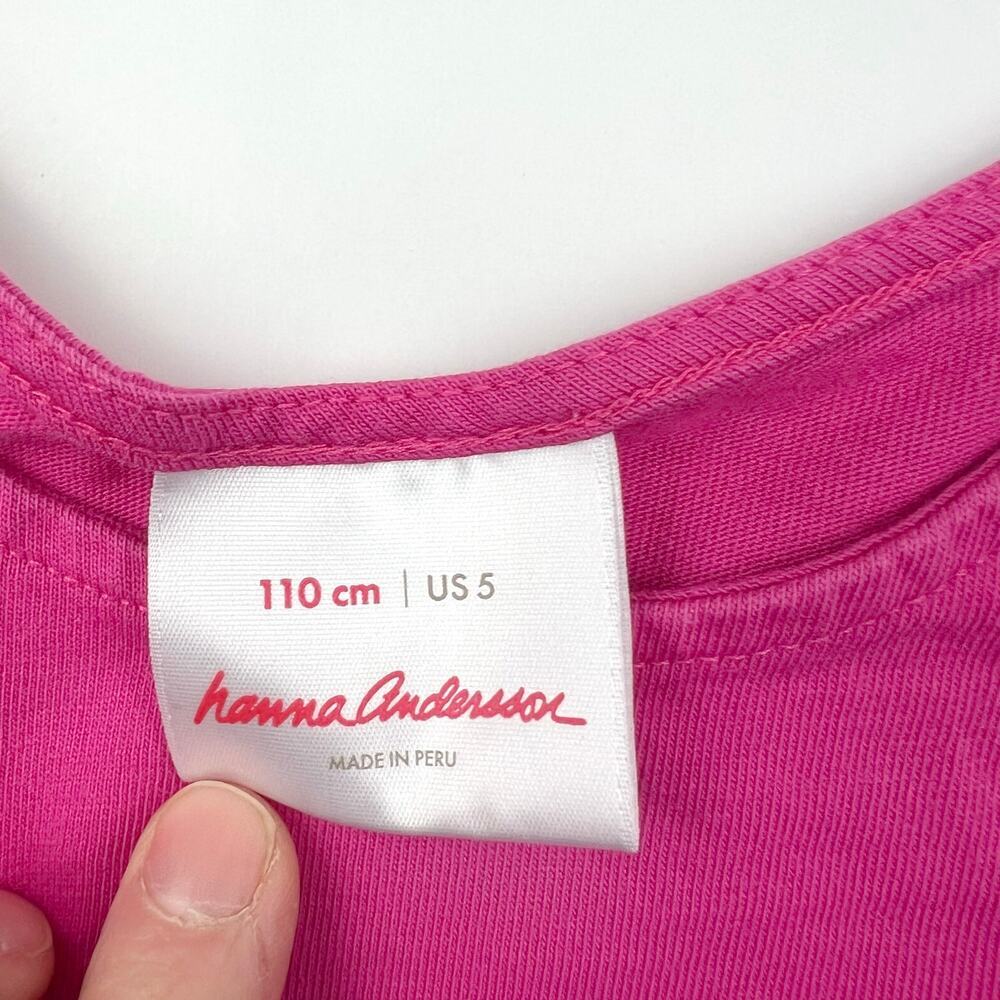 Hanna Andersson Bright Basics Pink Dress - Picture 4 of 6